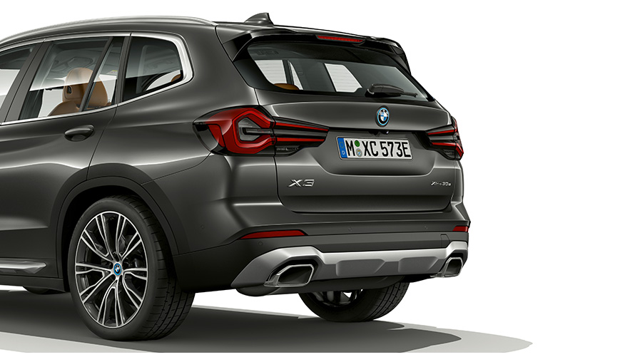 BMW X3 G01 Sophistograu achterzijde BMW X3 G01 Sophistograu close-up achterzijde