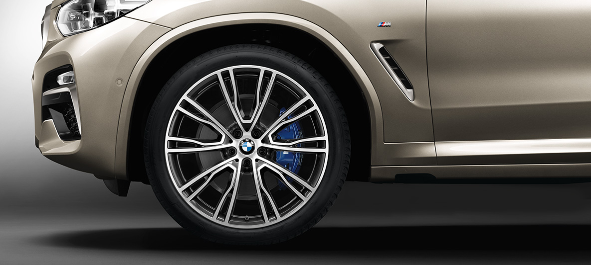 21 inch BMW Individual lichtmetalen wielen V-spaak styling 726 | BMW X4 21 inch BMW Individual lichtmetalen wielen V-spaak styling 726 | BMW X4 G02 2018 Sunstone metallic zijaanzicht