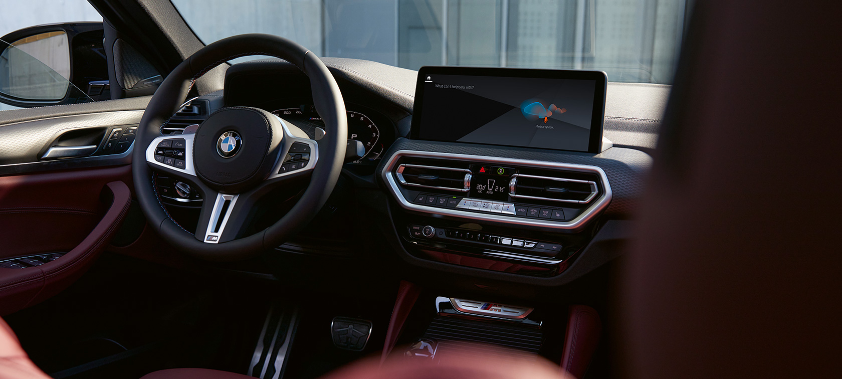 BMW X4 G02 interieur Leder Tacorarot BMW X4 G02 interieur Leder Tacorarot
