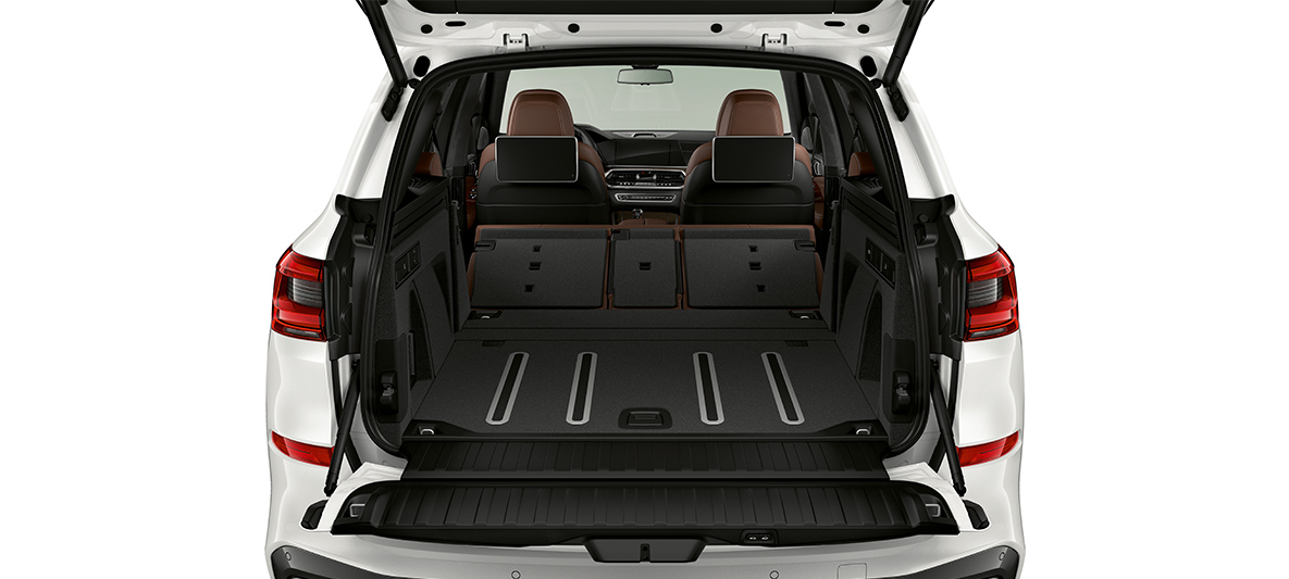 Bagageruimte BMW X5 De bagageruimte van de BMW X5