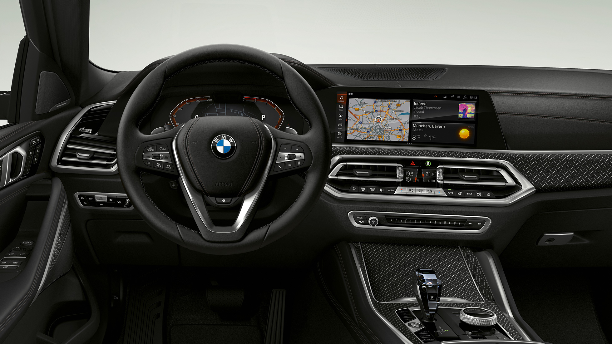 BMW X6 met BMW xLine, cockpit BMW X6 interieur met BMW xLine met focus op cockpit