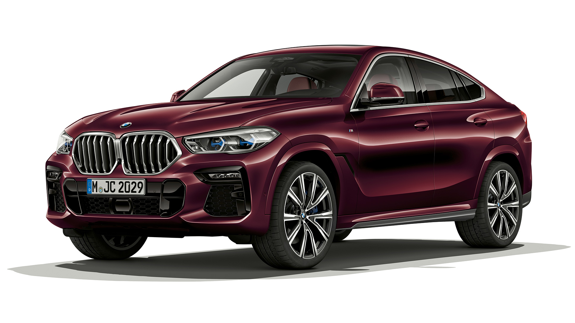 BMW X6 met BMW Individual, exterieur BMW X6 met BMW Individual in driekwart vooraanzicht