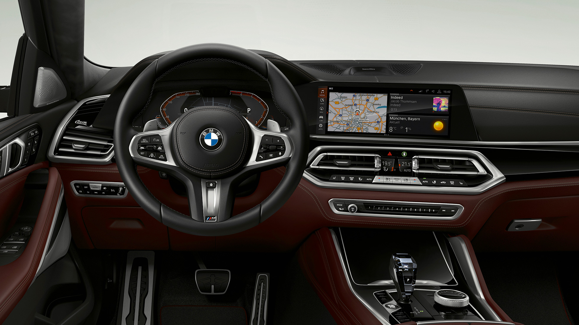 BMW X6 met BMW Individual, cockpit BMW X6 interieur met BMW Individual met focus op cockpit