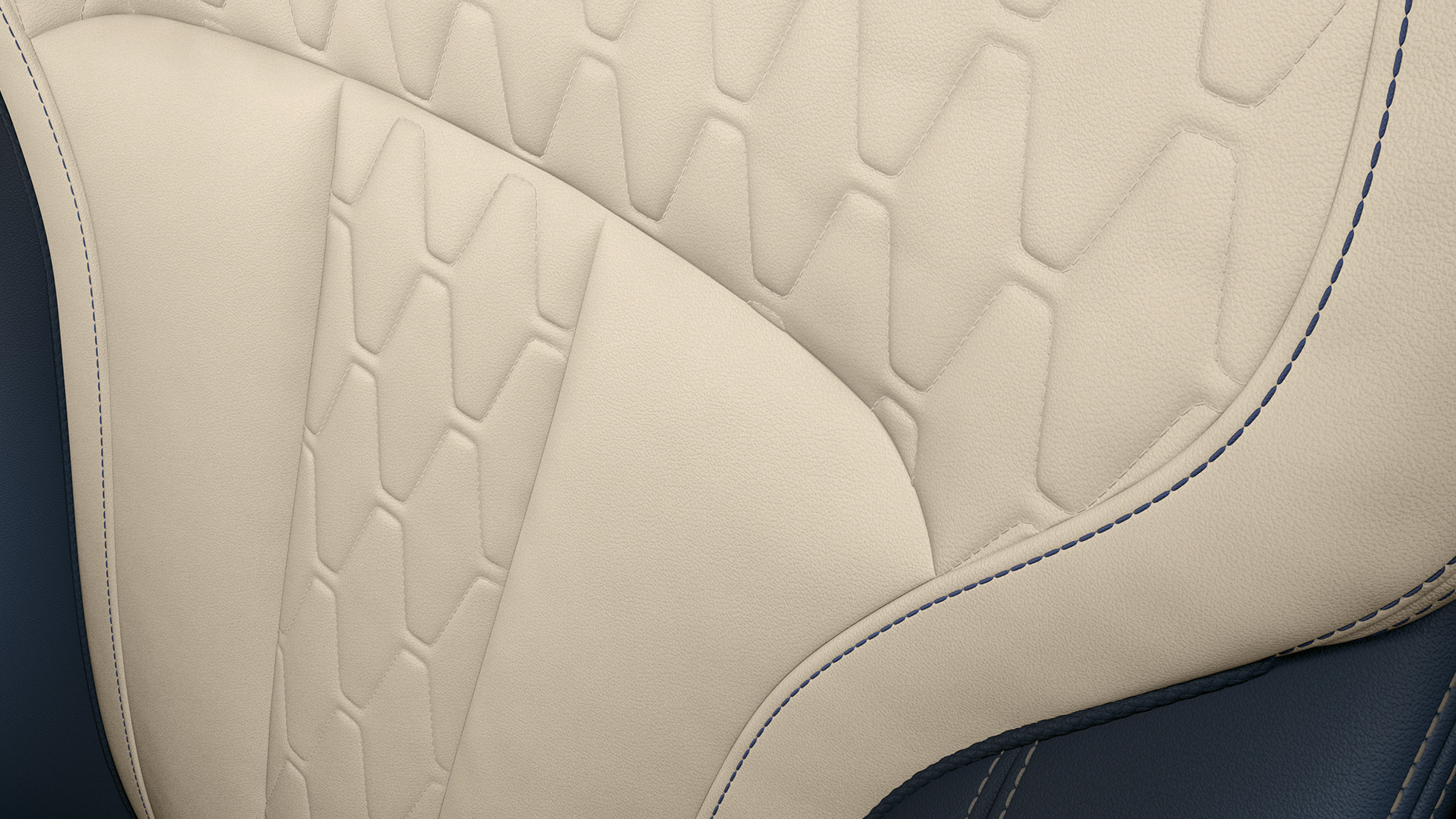 BMW X7, Design Pure Excellence bekleding Close-up van de bekleding van de BMW X7 met Design Pure Excellence