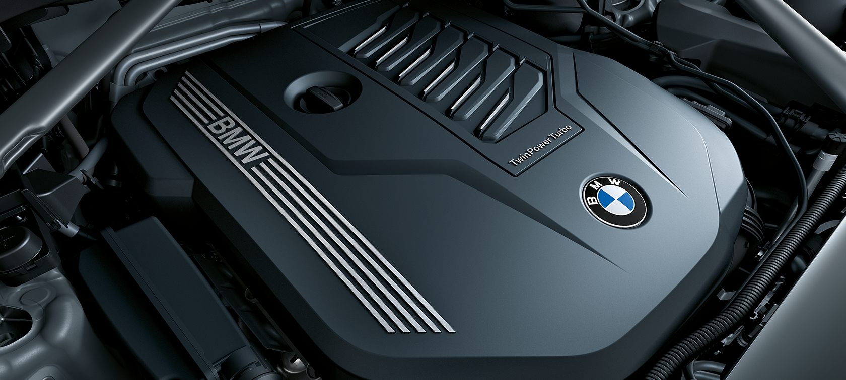 BMW X7 BMW TwinPower Turbo BMW TwinPower Turbo motor, close-up