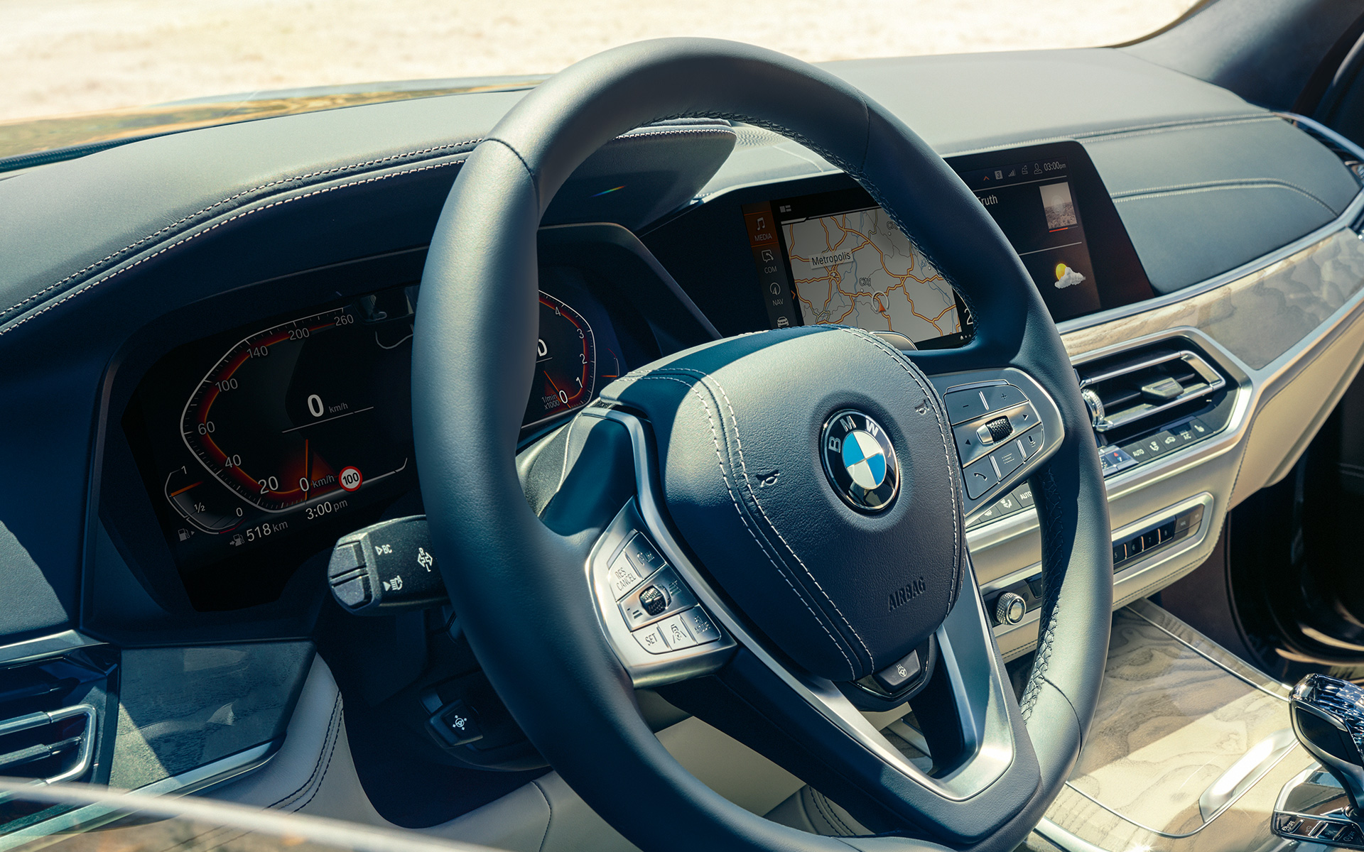 Cockpit BMW X7 SUV G07 interieur Cockpit BMW X7 SUV G07 interieur