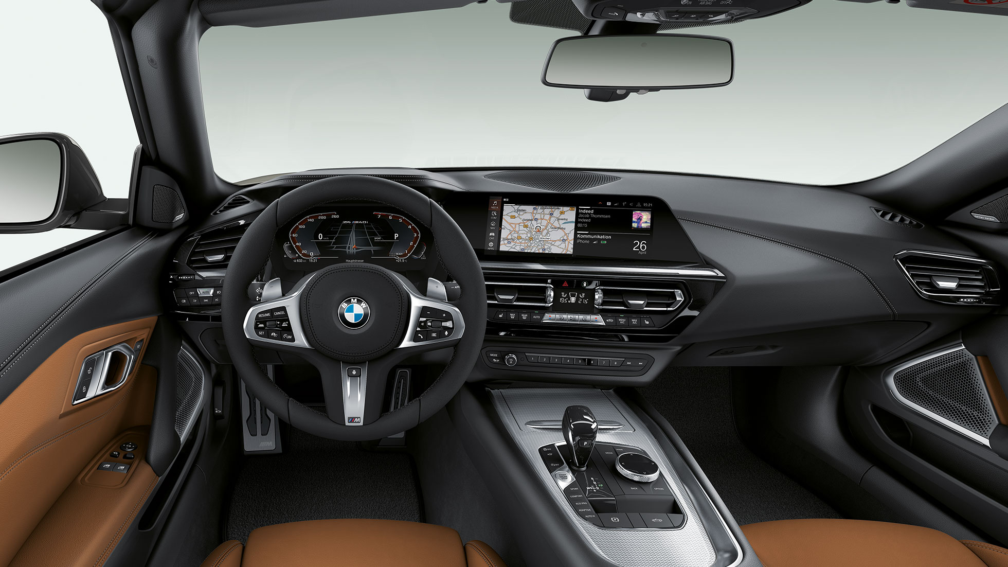 BMW Z4 Roadster M40i BMW Z4 Roadster M40i, stuur en zitplek van bestuurder