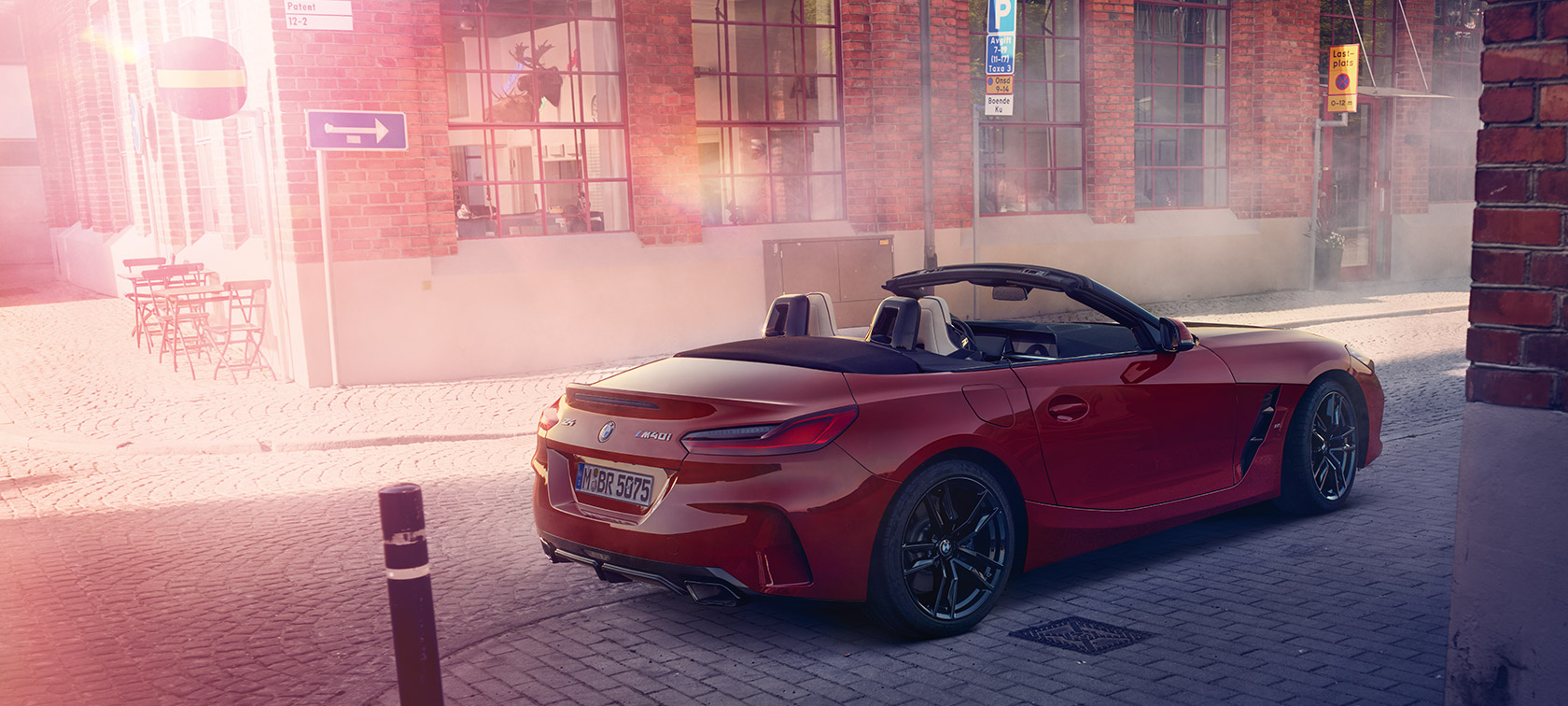 BMW Z4 zijaanzicht BMW Z4 Technische gegevens