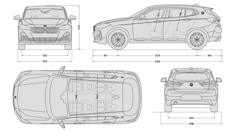 BMW X2 Technische gegevens BMW.nl