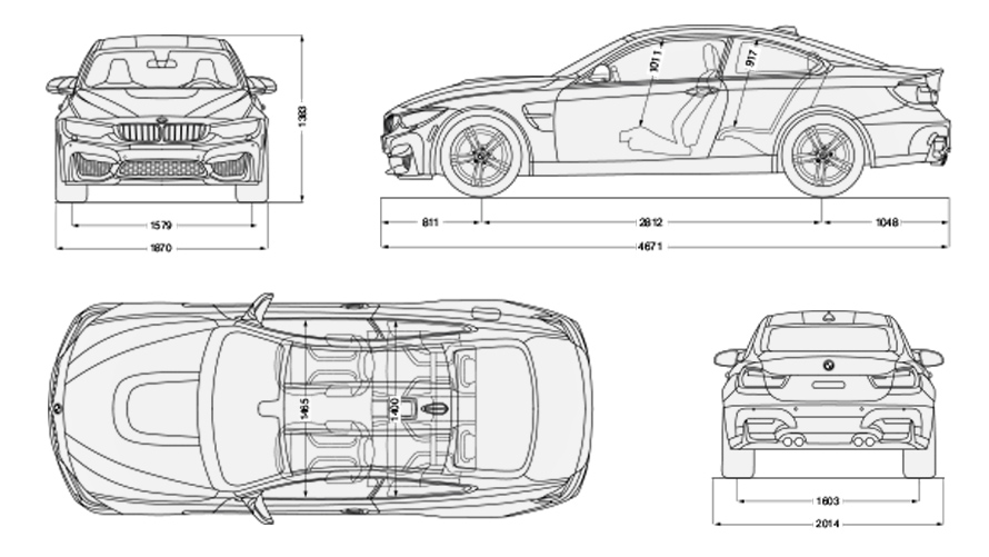 BMW M4 Coupé technische gegevens BMW M4 Coupé technische gegevens