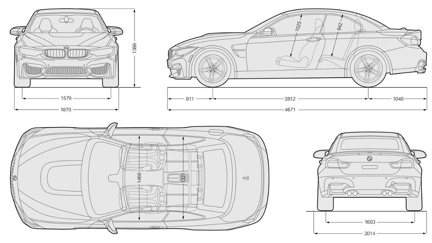BMW M4 Cabrio technische gegevens BMW M4 Cabrio technische gegevens