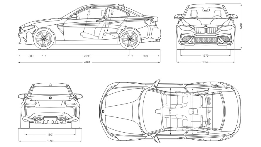 BMW M2 Coupé Technische gegevens BMW.nl