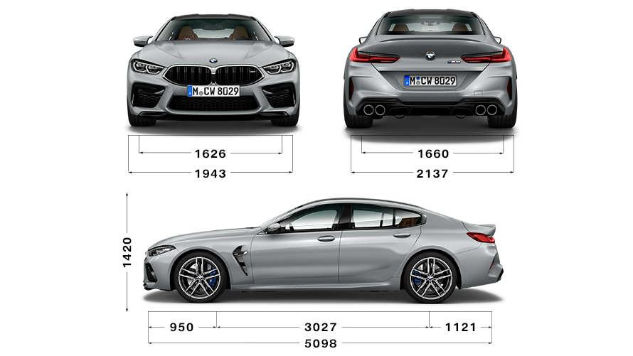 M8 Gran Coupe blueprint M8 Gran Coupe blueprint