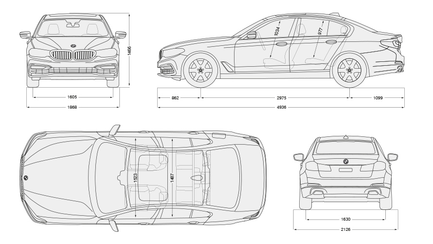 BMW 5 Serie Sedan technische gegevens BMW 5 Serie Sedan technische gegevens