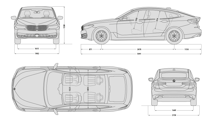 BMW 6 Serie Gran Turismo technische gegevens BMW 6 Serie Gran Turismo technische gegevens