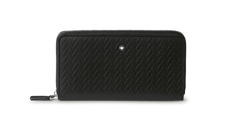 Montblanc for BMW Portemonnee breed. Foto van de Montblanc for BMW Portemonnee breed.