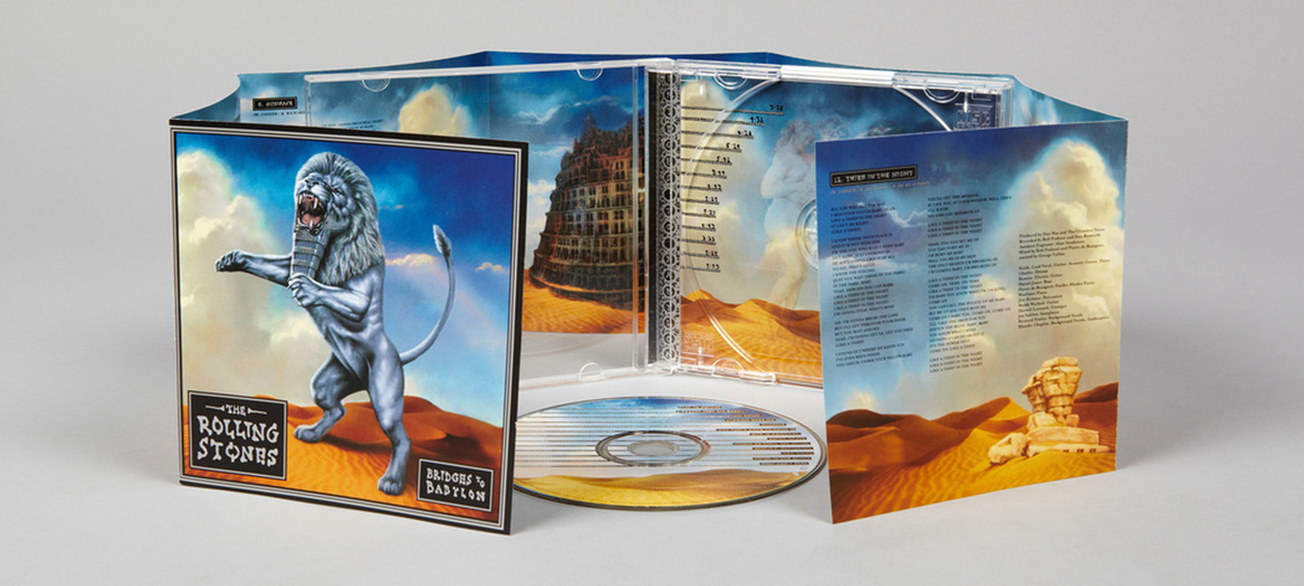 Stefan Sagmeister, Rolling Stones cd-hoes De Rolling Stones cd-hoes gemaakt door Stefan Sagmeister