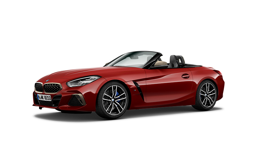 BMW Z4 M40i Roadster G29 driekwart zijaanzicht BMW Z4 M40i Roadster G29 driekwart zijaanzicht