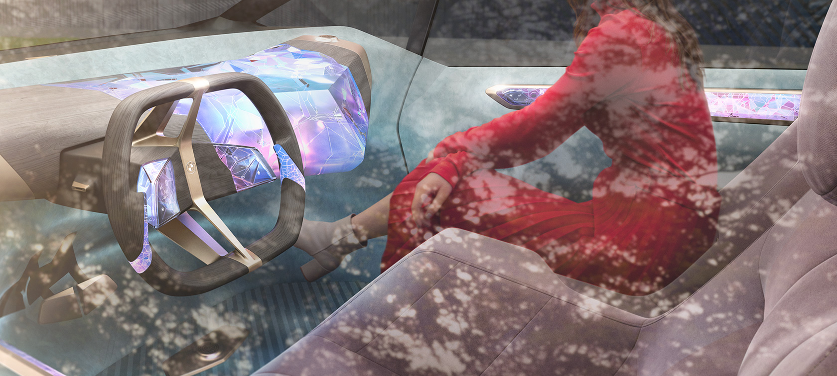 BMW i Vision Circular 2021 interieurdesign BMW i Vision Circular 2021 visiemodel interieurdesign