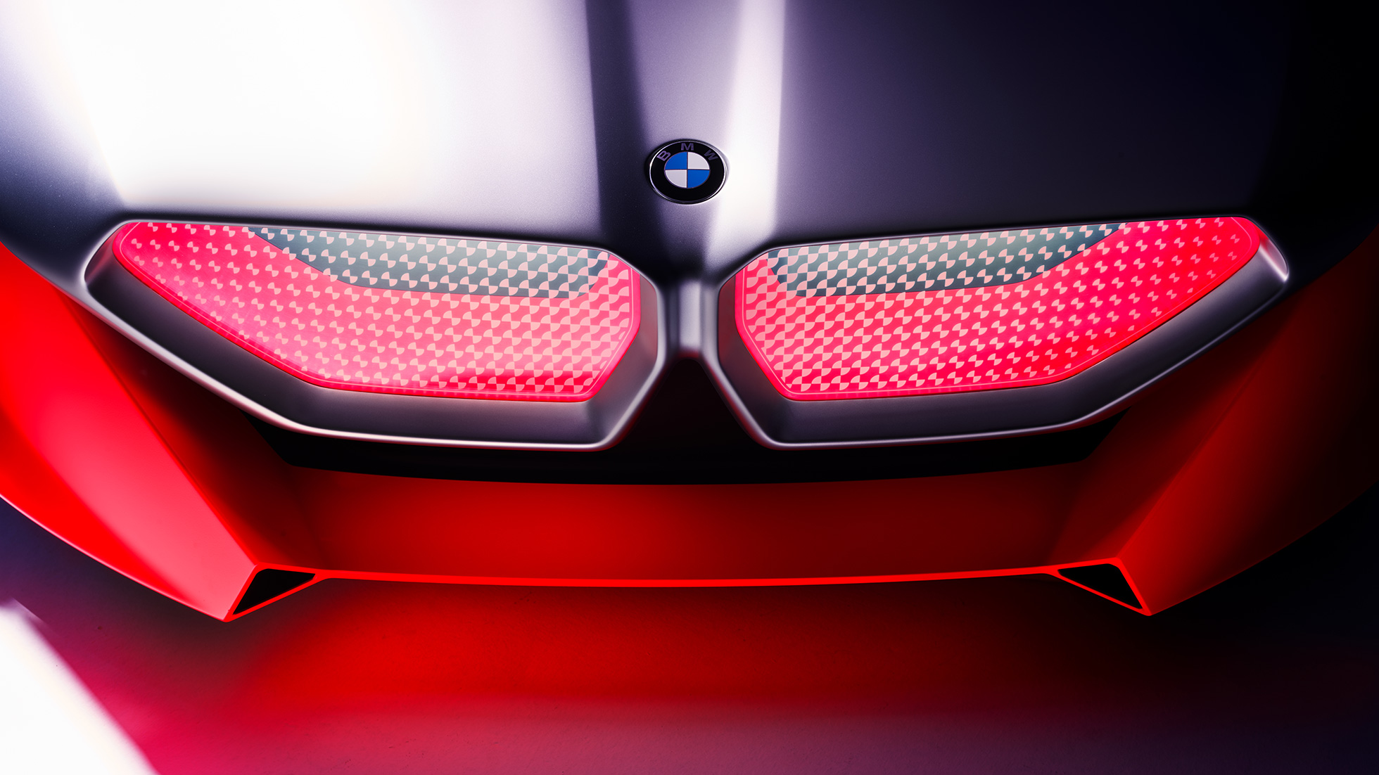 BMW Vision M NEXT, BMW nierengrille BMW Vision M NEXT, close-up, exterieur, BMW nierengrille