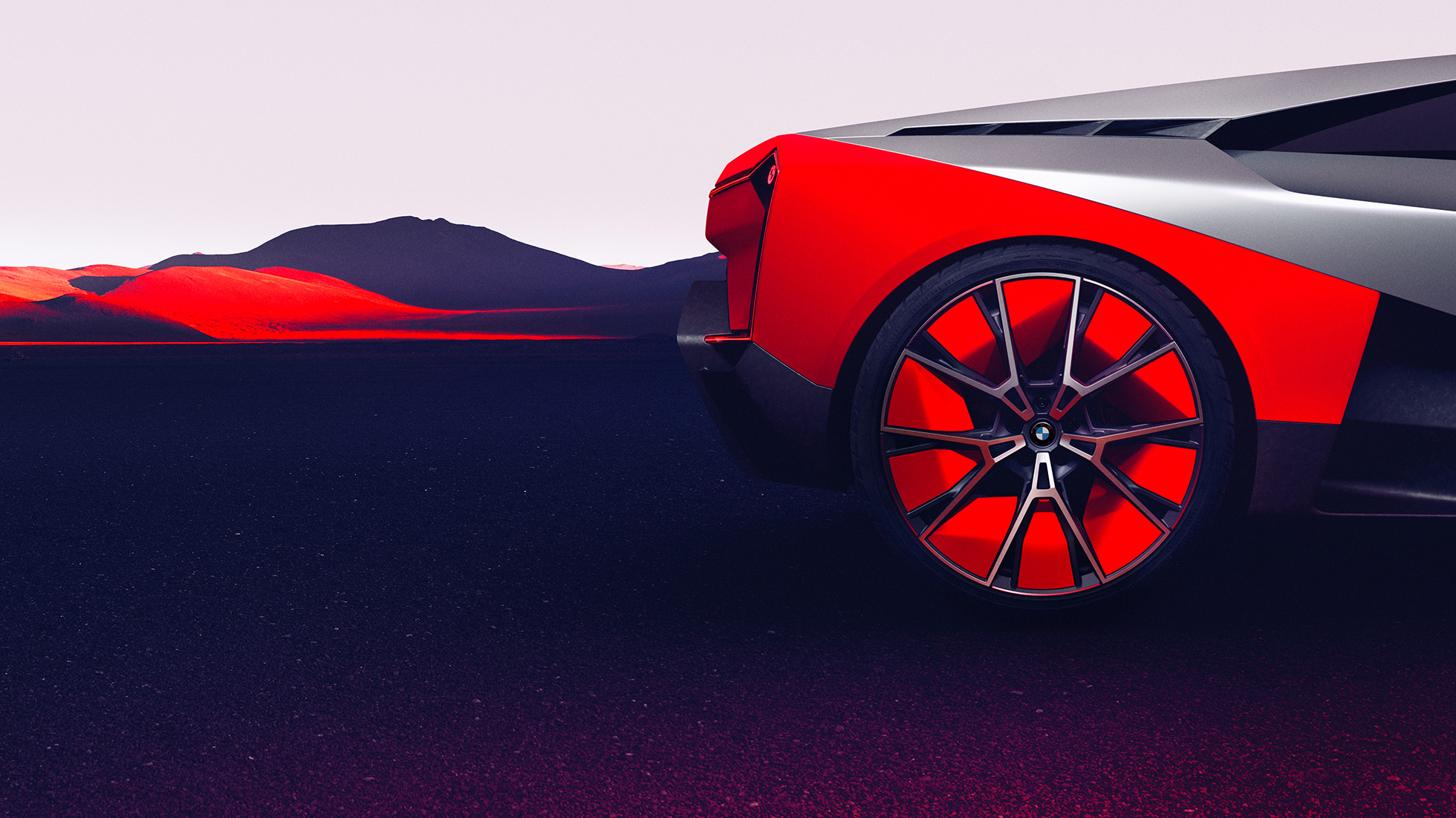 BMW Vision M NEXT, zijaanzicht wielen BMW Vision M NEXT, zijaanzicht wielen
