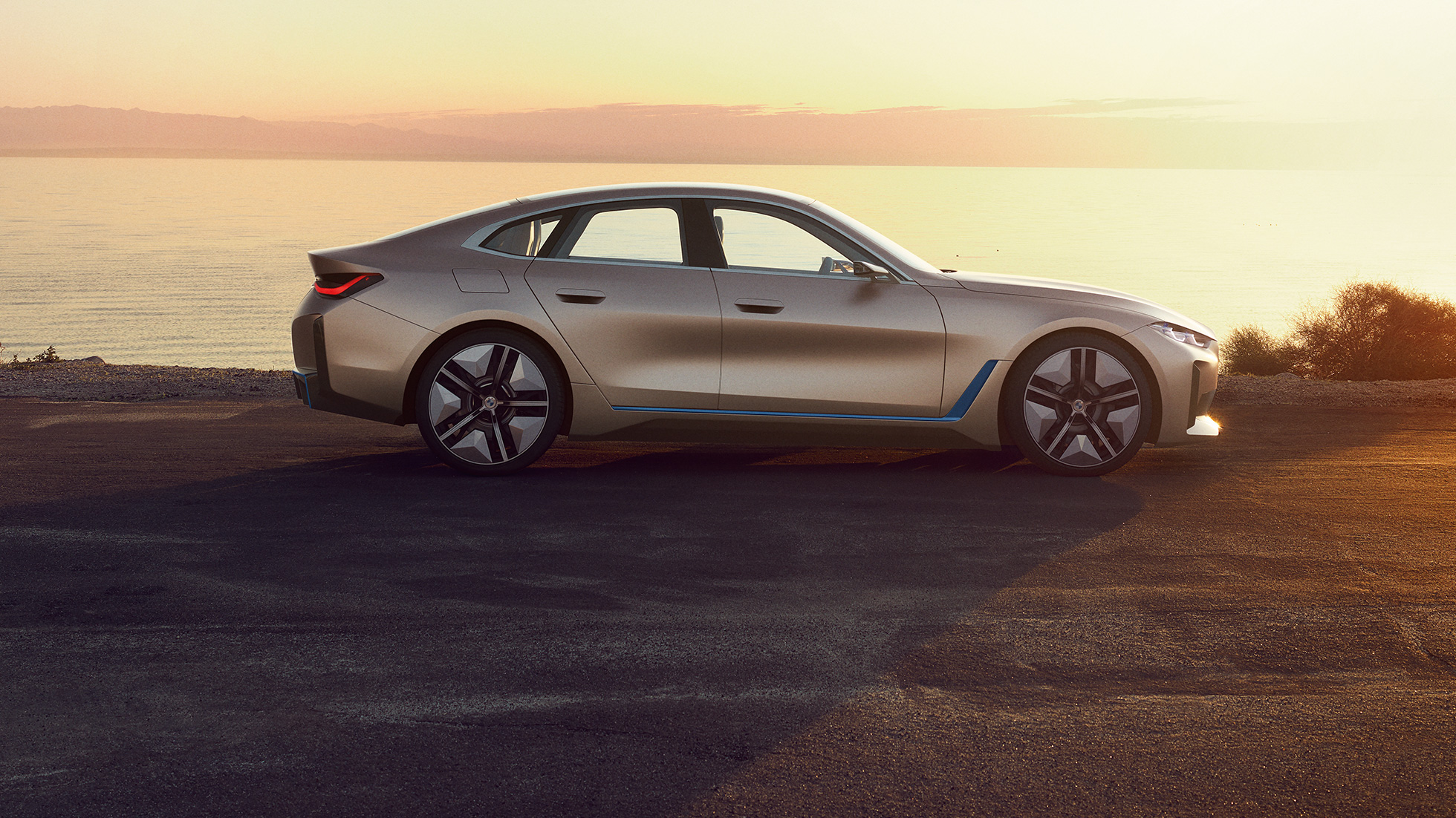 BMW Concept i4 2020 G26 exterieur BMW Concept i4 2020 G26 Volledig elektrische BMW Gran Coupé exterieur