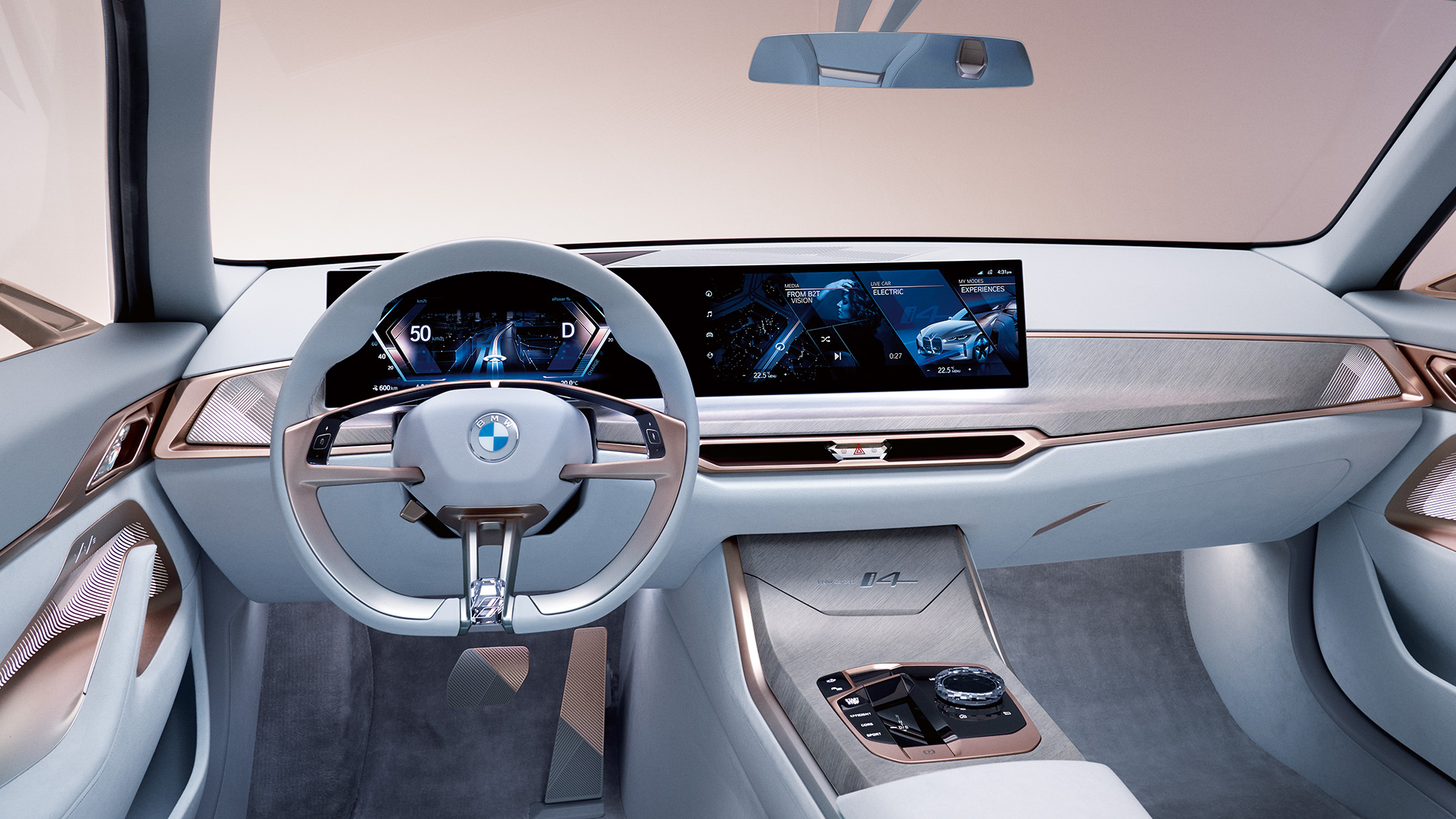 BMW i4 concept cockpit BMW i4 concept cockpit