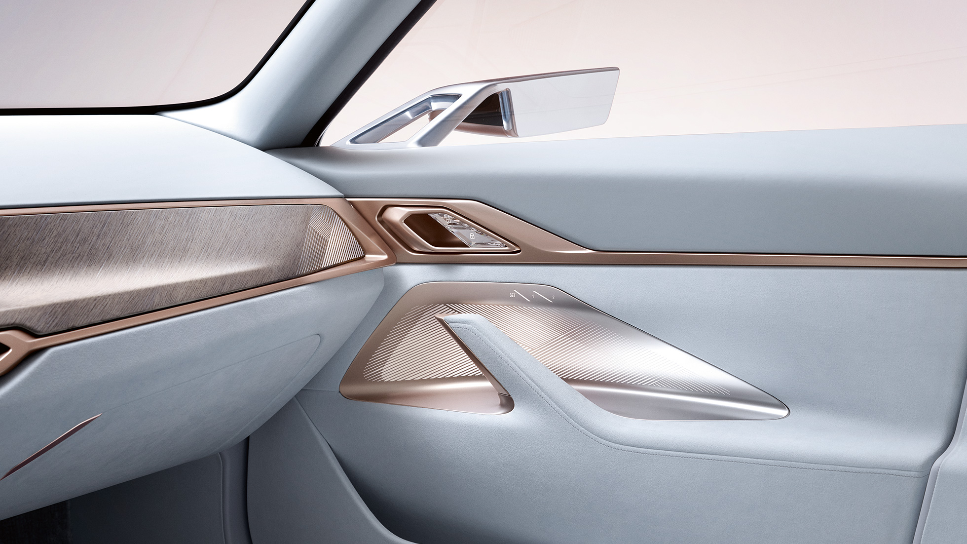 BMW Concept i4 close up deur BMW Concept i4 close up deur