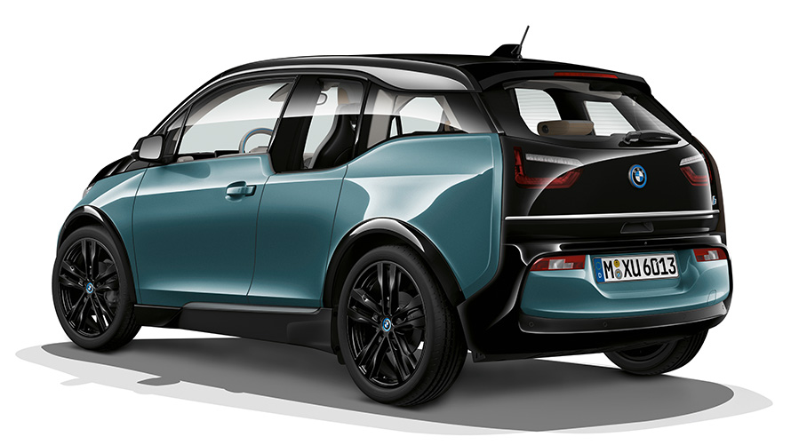 BMW i3. BMW i3 driekwart achteraanzicht