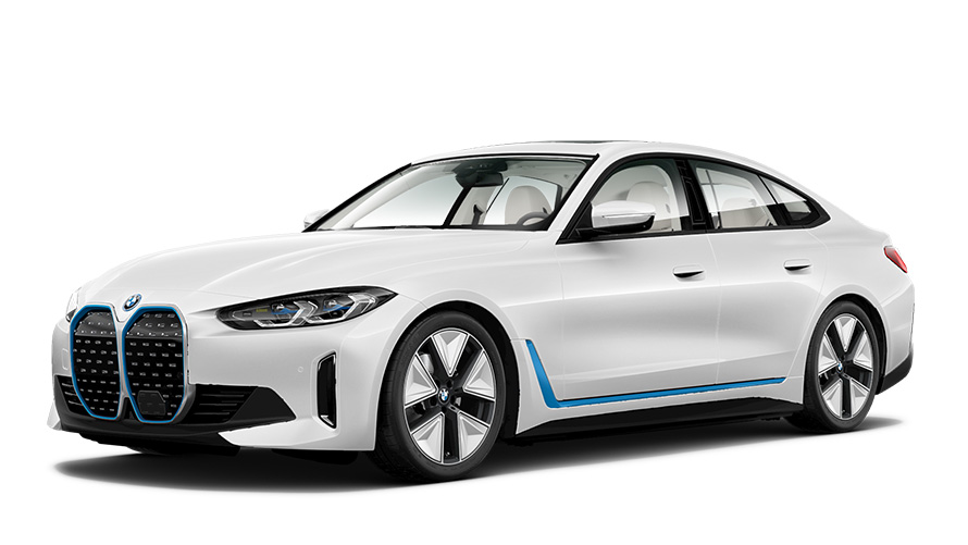 BMW Concept i4 BMW Concept i4 driekwart vooraanzicht