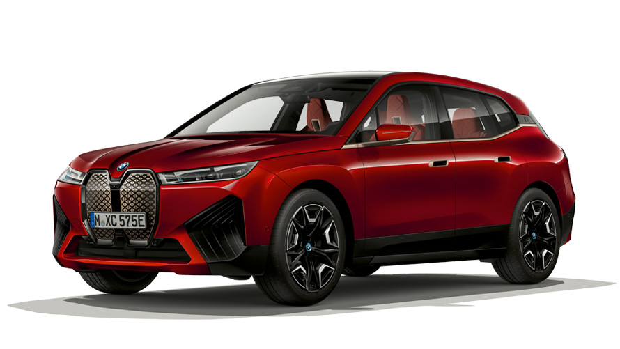 BMW iX. BMW iX driekwart vooraanzicht