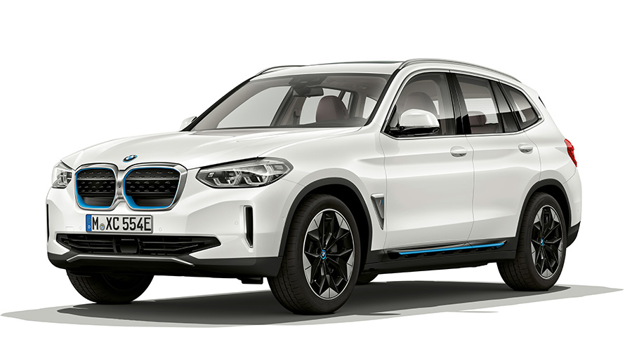 BMW iX3. BMW iX3 driekwart vooraanzicht