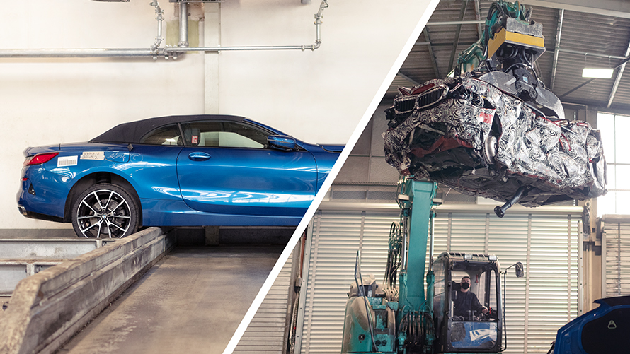 BMW duurzaamheid recycling afgedankte auto's BMW elektrisch rijden BMW duurzaamheid milieuvriendelijke productie recycling afgedankte auto's