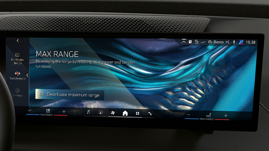 Max Range op centrale informatiedisplay Remote Software Upgrade Max Range op centrale informatiedisplay