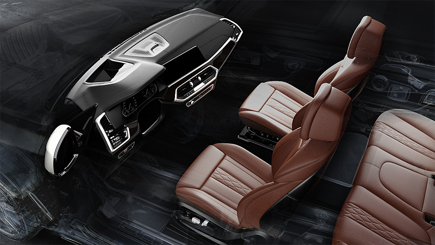 ECO PRO Modus, energie- en klimaatmanagement Optimale efficiëntie van de comfort-, licht- en klimaatfuncties met de ECO PRO Modus van de BMW X5.