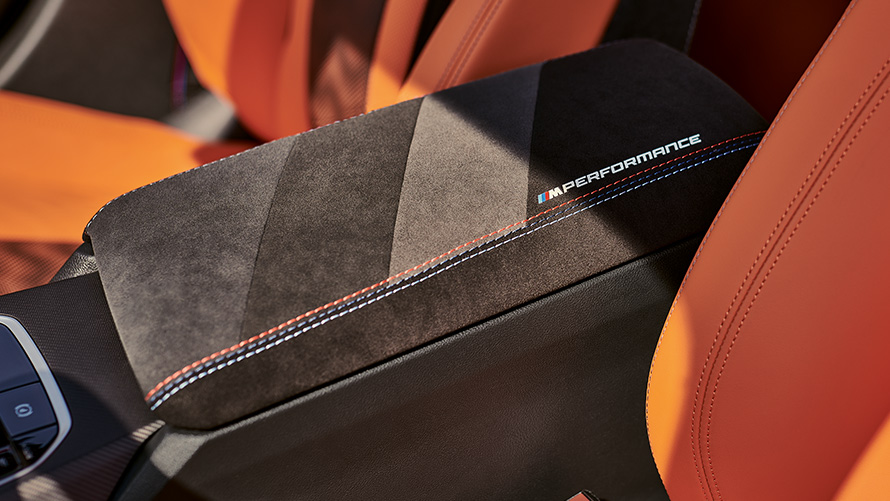 M Performance middenarmsteun BMW Accessoires voor herfst en winter M Performance middenarmsteun