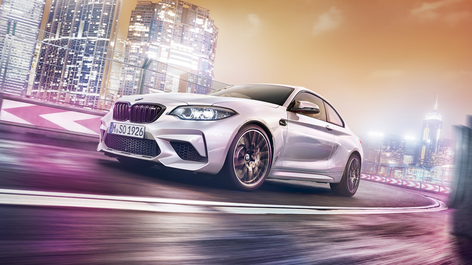 Exterieurdesign BMW M2 Competition F87 Exterieurdesign BMW M2 Competition F87 2018 Hockenheim Silver metallic driekwart vooraanzicht
