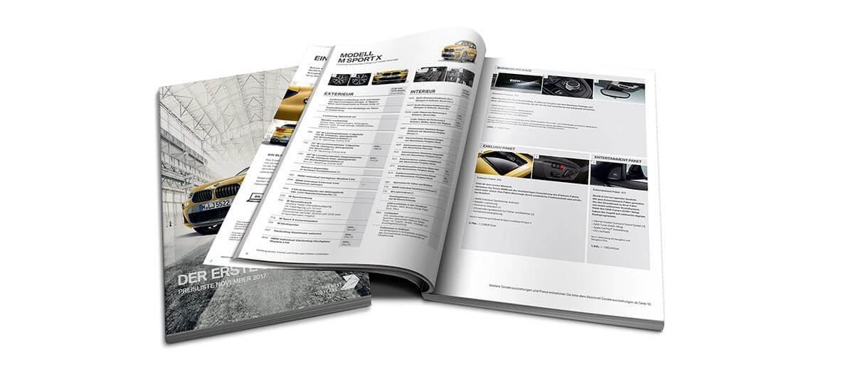 BMW X2 prijslijst en brochure BMW X2 prijslijst en brochure
