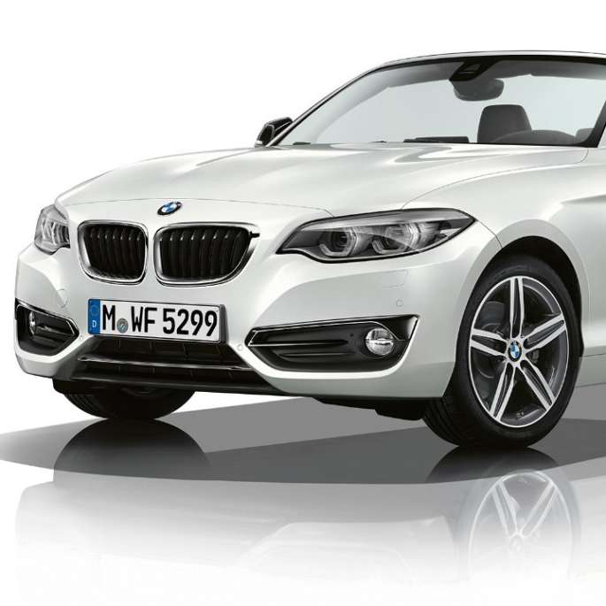 BMW 2 Serie Cabrio, Model Sport Line driekwart vooraanzicht F23