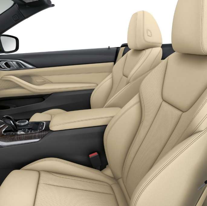 BMW 4 Serie Cabrio G23 Standaarduitrusting interieur stoelen